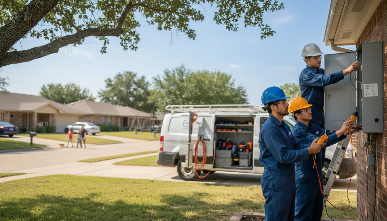 Certified electrician providing emergency electrical services in Windsor Heights, IA